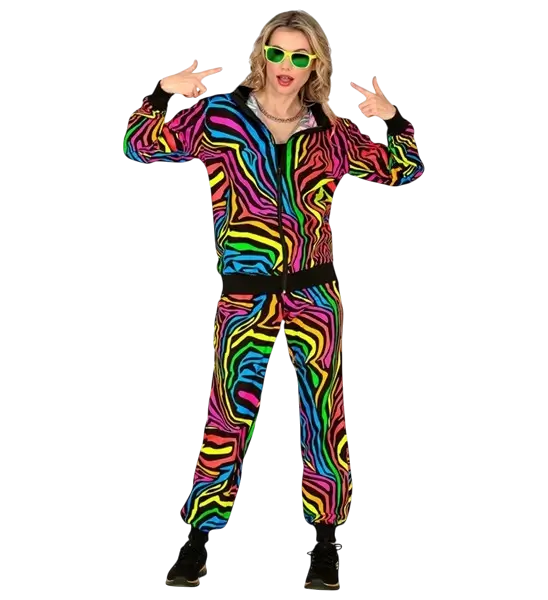 Fluo Rainbow træningsdragt - S