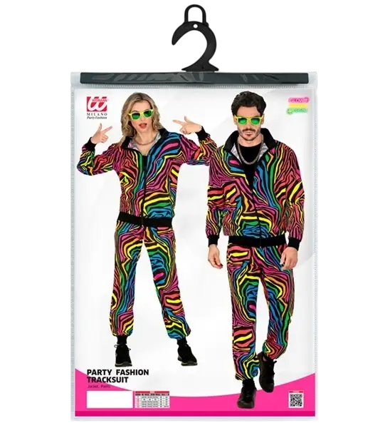 Fluo Rainbow træningsdragt - S