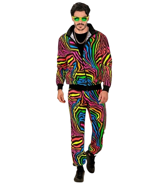 Fluo Rainbow træningsdragt - M