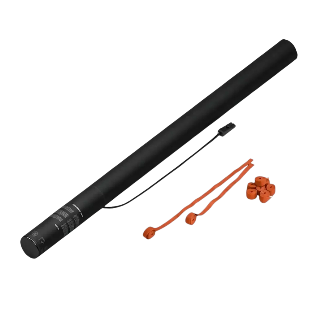Streamer Red 80 cm elektrisk konfettikanon