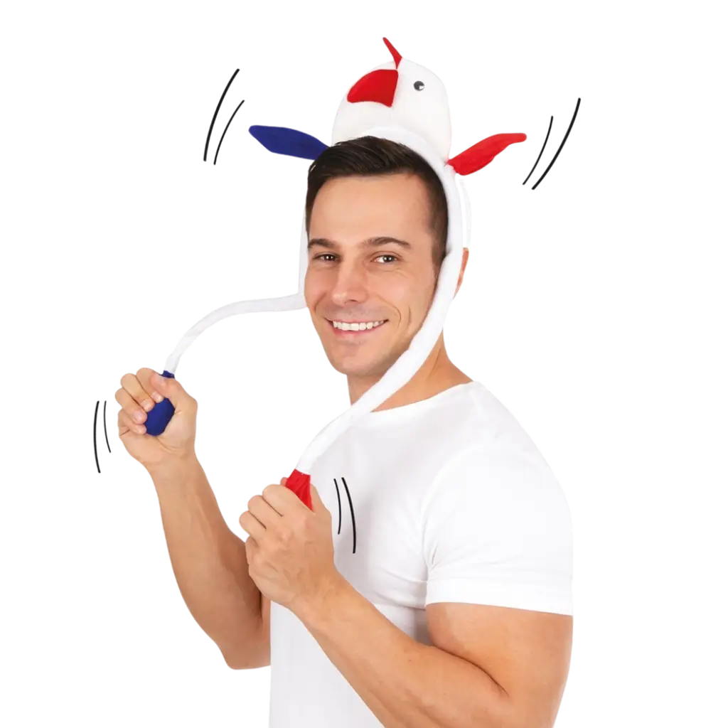 Coq Animé-pandebånd - blå, hvid, rød - Supporter France