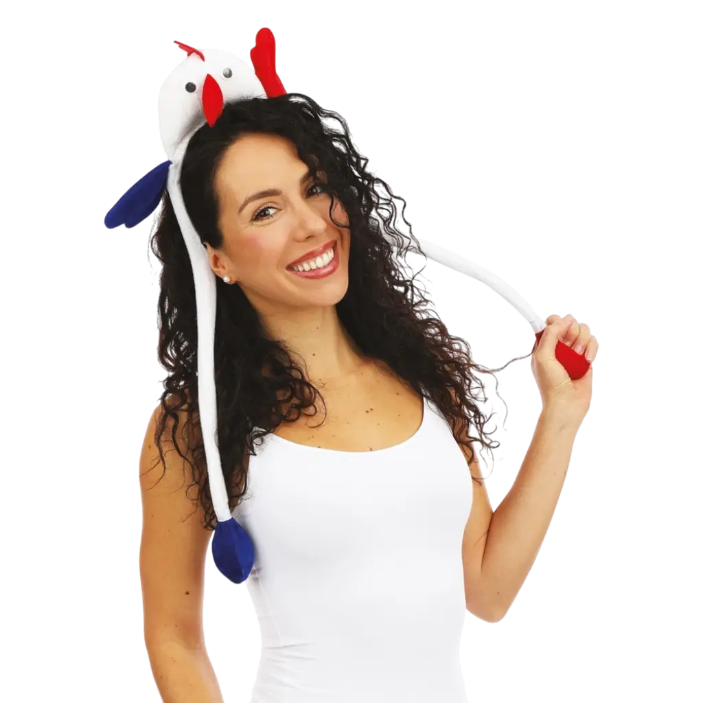 Coq Animé-pandebånd - blå, hvid, rød - Supporter France