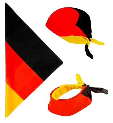 Bandana Germany 55 cm i bomuld - Supporter og udklædning