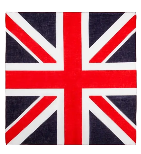 Bandana Great Britain 55 cm i bomuld - Supporter og udklædning