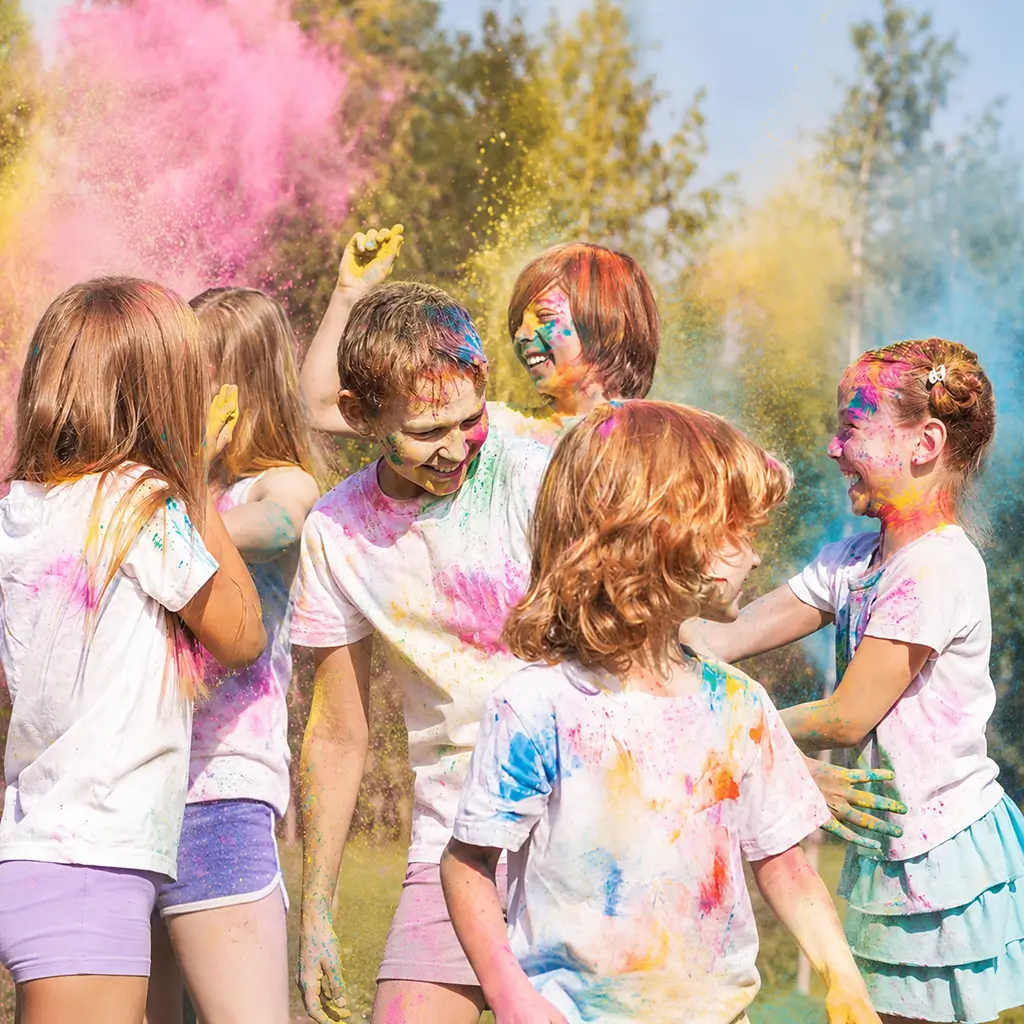 Holi-pulver, SORT – Pose på 75 gram