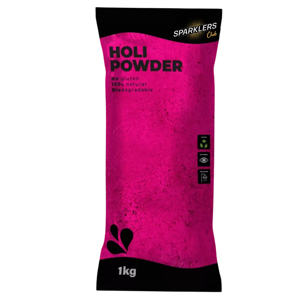 Holi Rose-pulver – 1 kg-pose