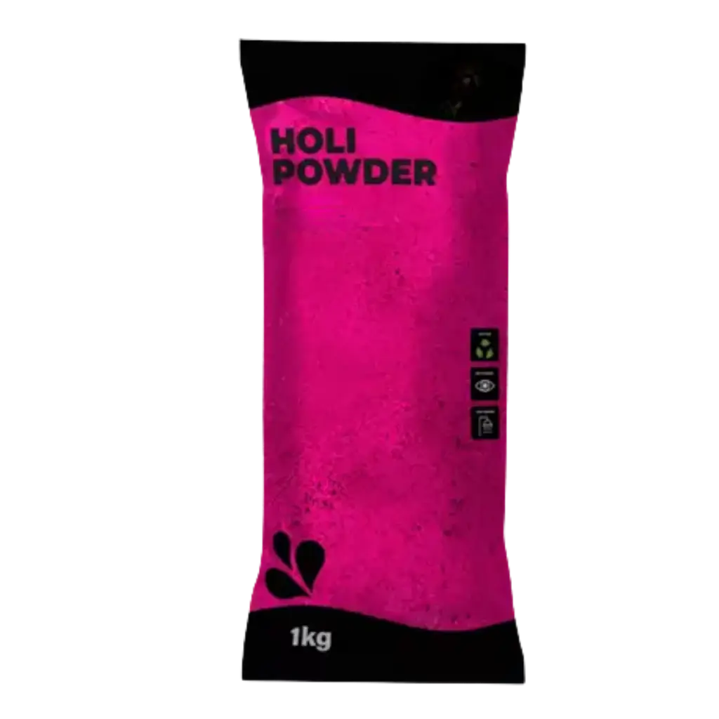 Holi Rose-pulver – 1 kg-pose