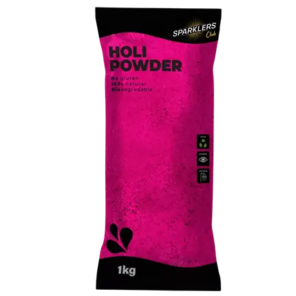 Holi Rose-pulver – 1 kg-pose
