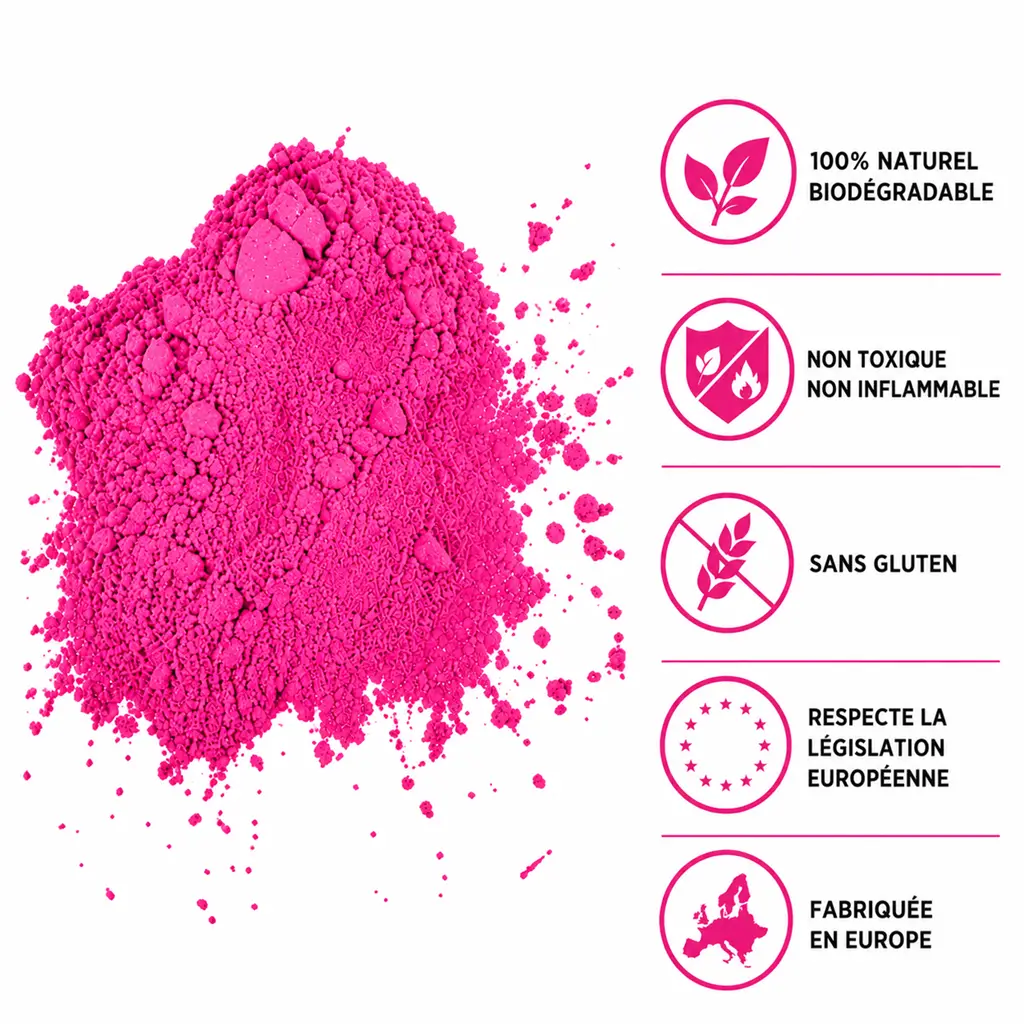 Holi-pulver, ROSE – 5 kg-pose
