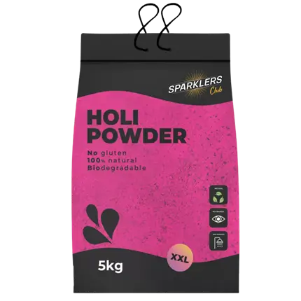 Holi-pulver, ROSE – 5 kg-pose