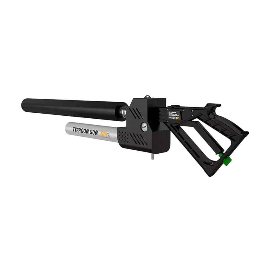 OhFx® TYPHOON GUN – Pistol til T-shirts, konfetti og Holi-pulver