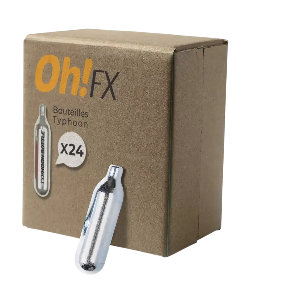 OhFx® Typhoon-flasker til Typhoon Gun – sæt med 24 stk.