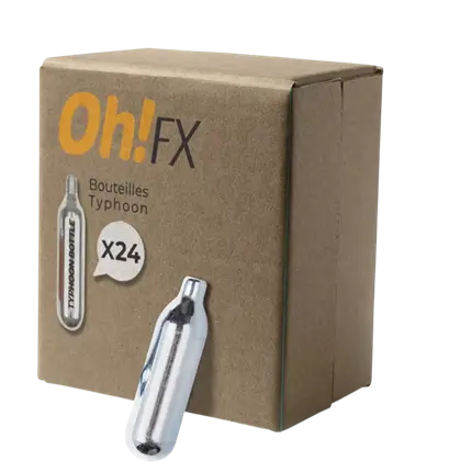 OhFx® Typhoon-flasker til Typhoon Gun – sæt med 24 stk.