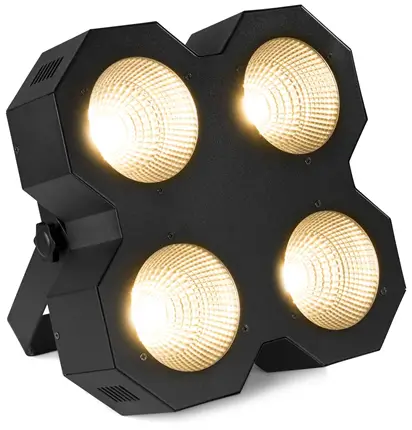 Sceneblinder med 4 x 50 W COB-LED, varmhvid – SB400 – beamZ