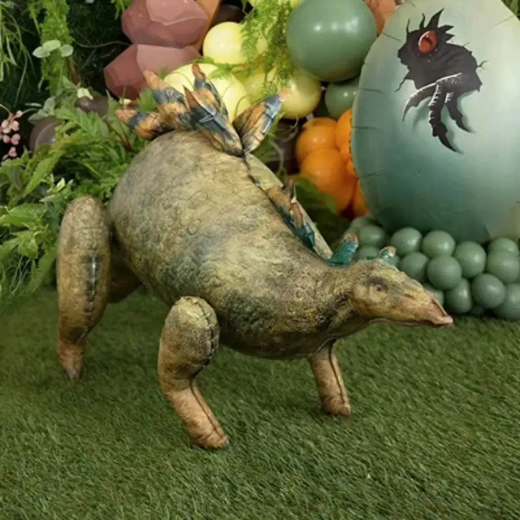 Jurassic World-ballon i aluminium med stegosaurus, 112 x 51 cm – Dinosaur-dekoration