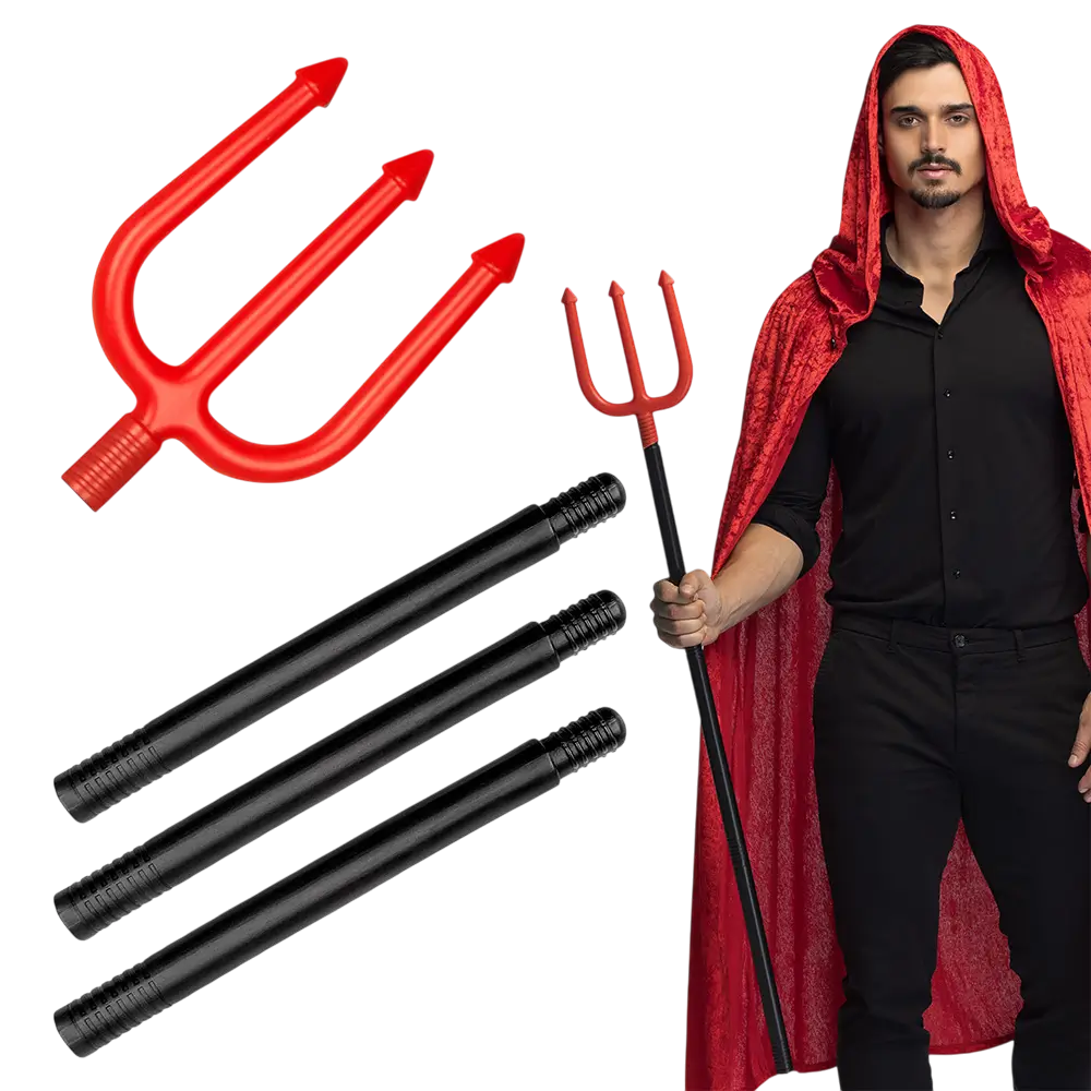 Djævelens trefork 112 cm – Halloween-udklædningstilbehør
