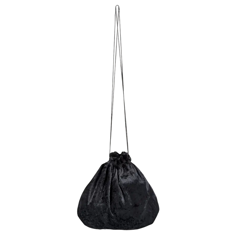 Sort pirat-taske 24 x 25 cm – Kostumetaske