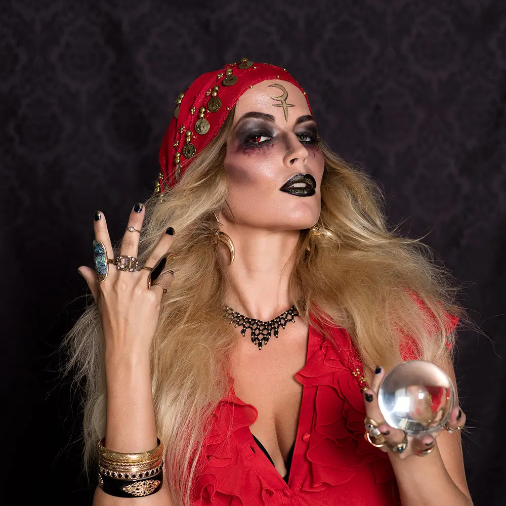 Halloween-makeuppalette – Ansigtsmakeup-sæt