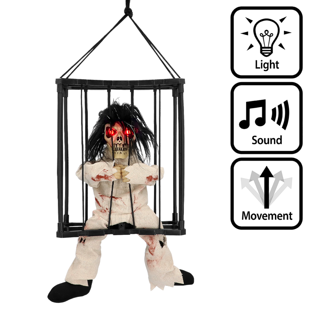 Hængende spøgelsesfigur 28 x 23 x 9,5 cm – Halloween-dekoration