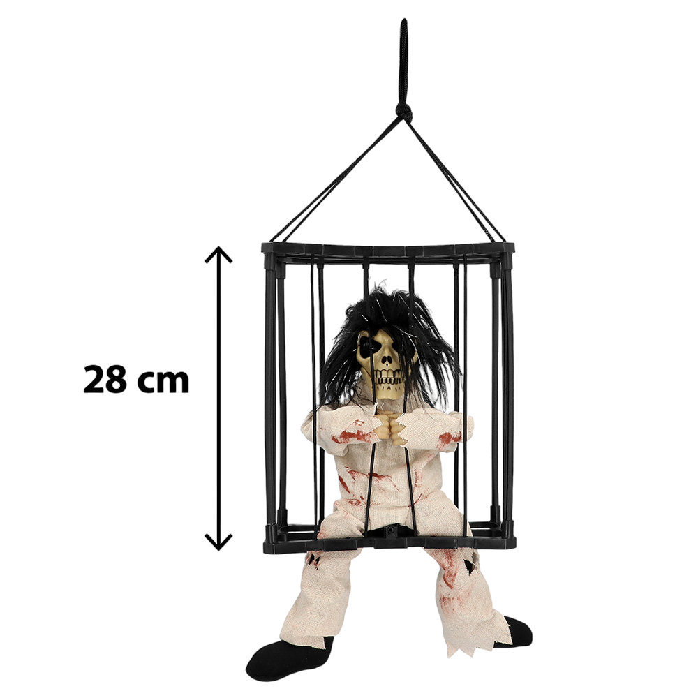 Hængende spøgelsesfigur 28 x 23 x 9,5 cm – Halloween-dekoration