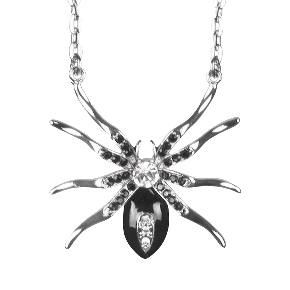 Black Widow-edderkoppekæde – Halloween-smykke