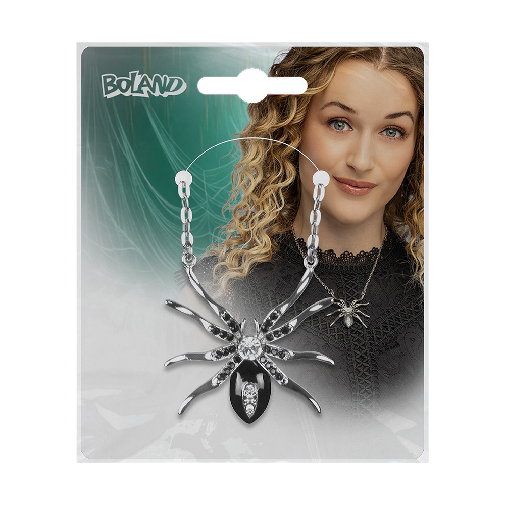 Black Widow-edderkoppekæde – Halloween-smykke