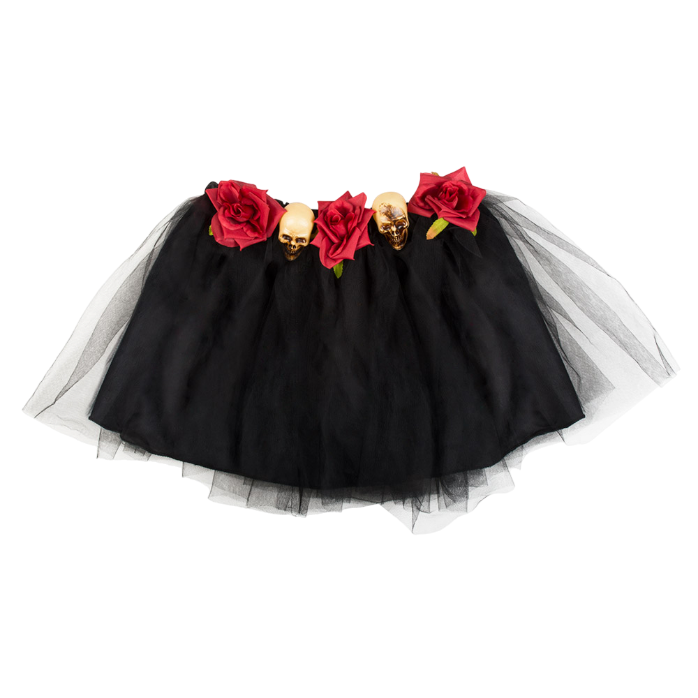 Sort tutu med dødningehoved – Día de los Muertos – De Dødes Dag