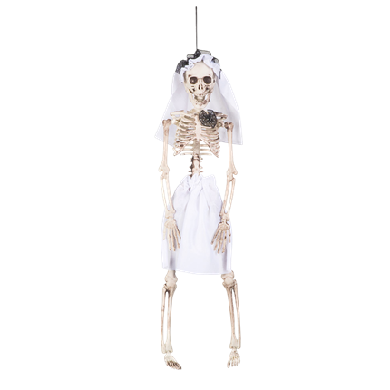 40 cm høj brud-skelet til ophæng – Halloween-dekoration