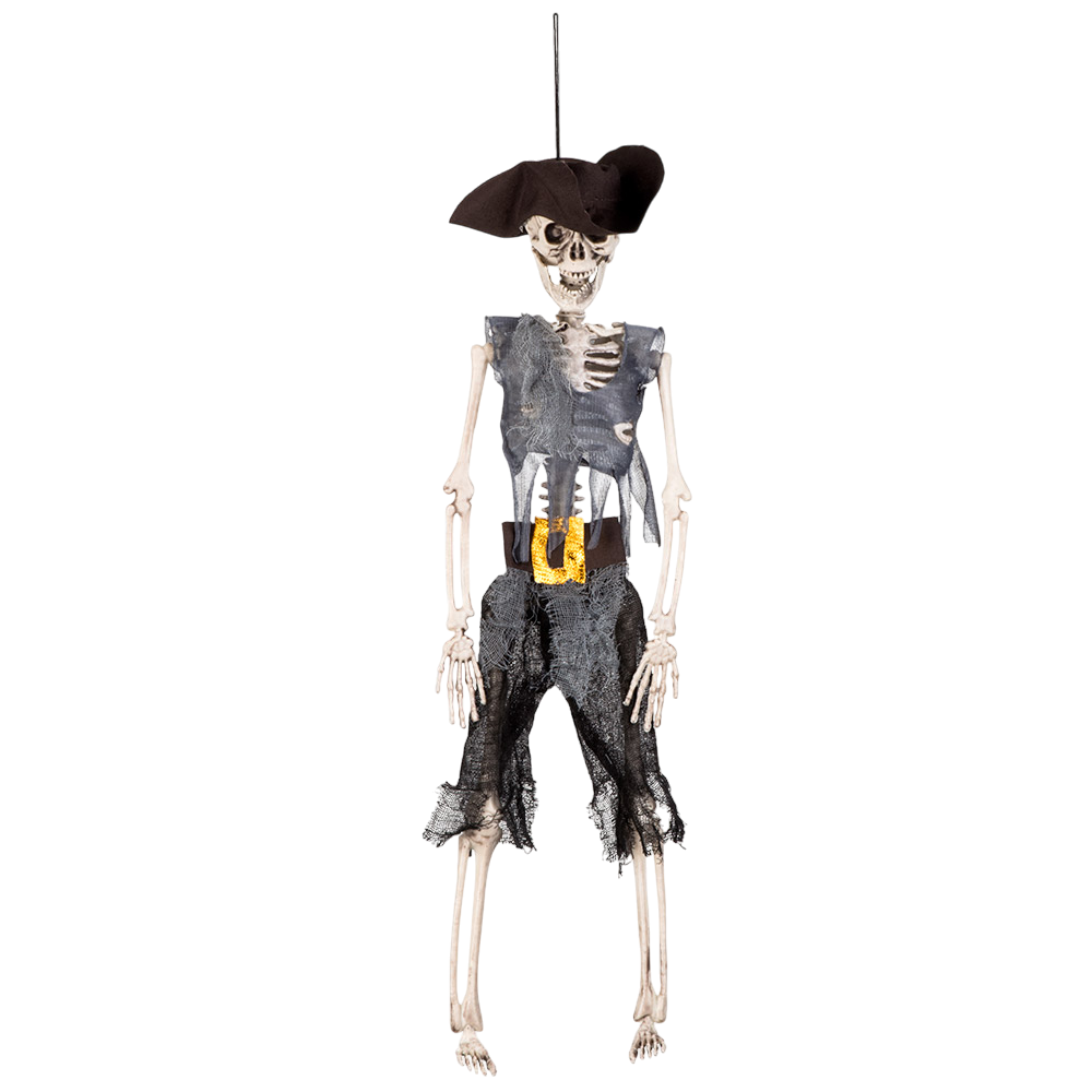 Piratskelet til ophæng, 40 cm – Halloween-dekoration