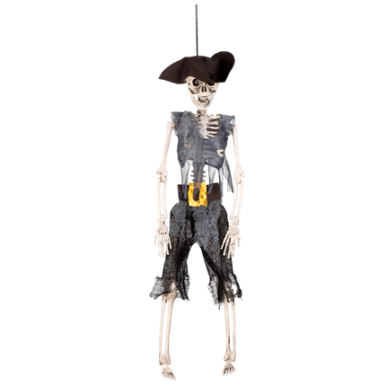Piratskelet til ophæng, 40 cm – Halloween-dekoration