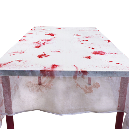 Blodig dug med blodpletter 150 x 180 cm – Halloween