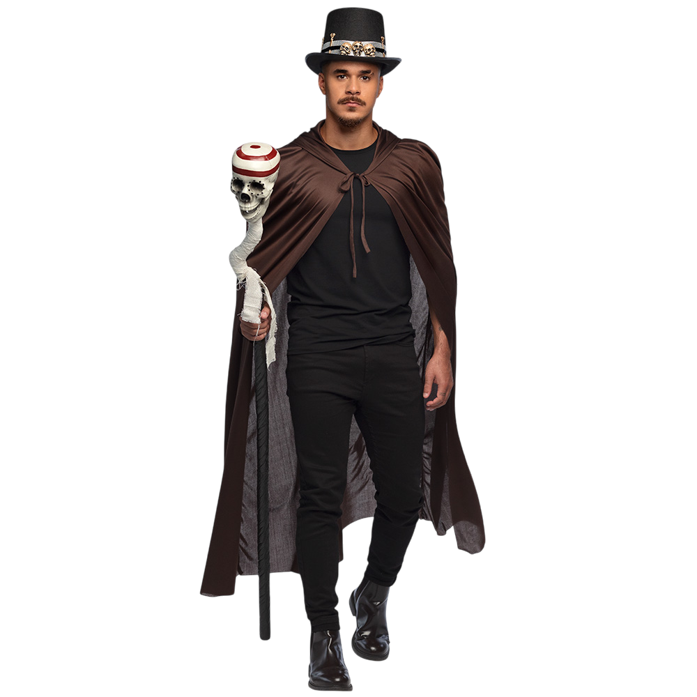 Halloween-hat med dødningehoved – Kostume