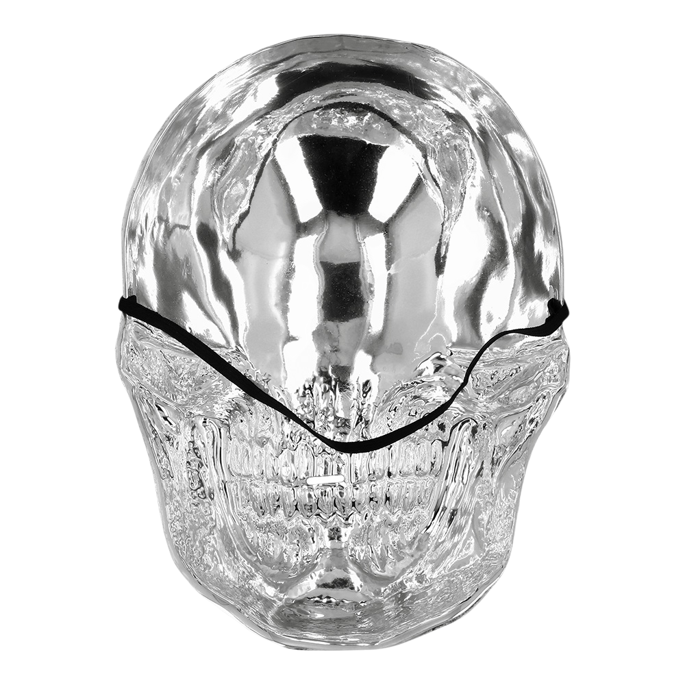 Spejlmaske med alien-kranium – Halloween-maske
