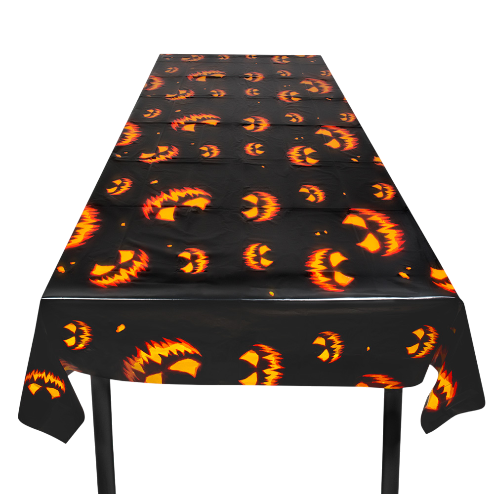 Dug med skræmmende græskar, 120 x 180 cm – Halloween-dekoration