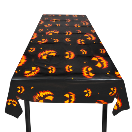 Dug med skræmmende græskar, 120 x 180 cm – Halloween-dekoration