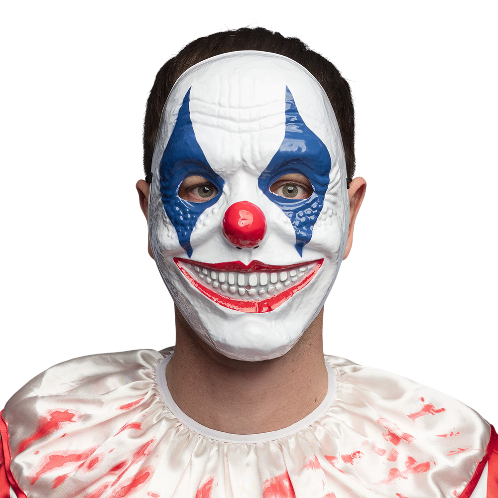 Skræmmende klovnemaske – Halloween-maske