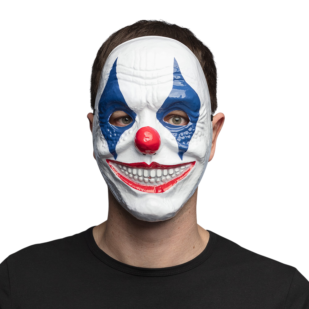 Skræmmende klovnemaske – Halloween-maske
