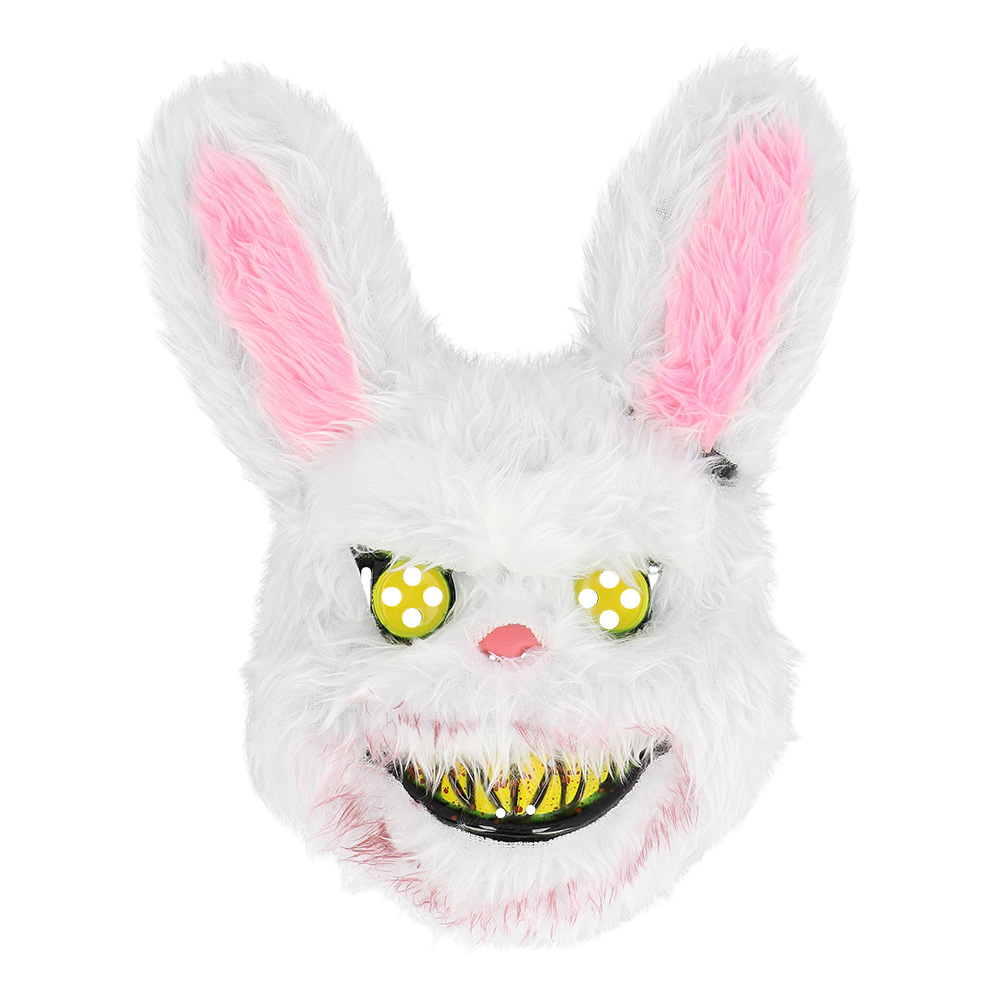 Plysmaske af en dræberkanin – Halloween
