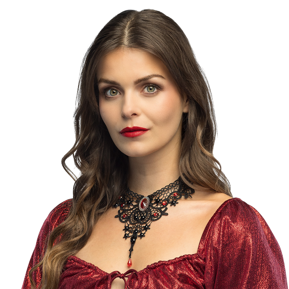 Vampyrhalskæde – Halloween-udklædningstilbehør