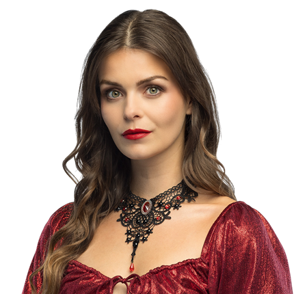 Vampyrhalskæde – Halloween-udklædningstilbehør
