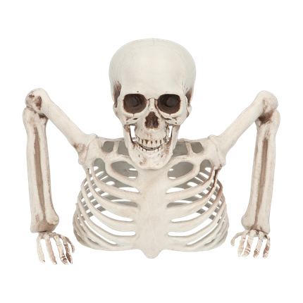 Skelet, der stikker op af jorden, 20 cm – Halloween-dekoration