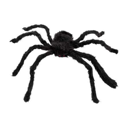 Kæmpehåret edderkop 50 x 65 cm – Halloween-pynt