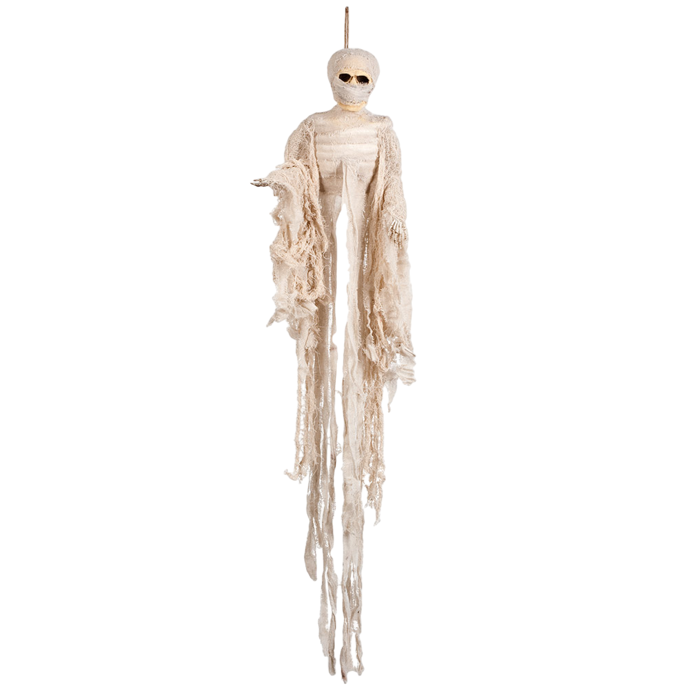 Hængende mumie-skelet, 100 cm – Halloween-dekoration