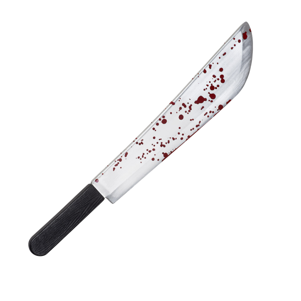 Machete »Horreur« 53 cm – Tilbehør til Halloween-udklædning
