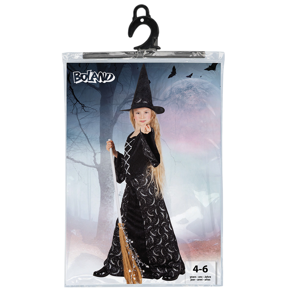 Heksekostume til piger i alderen 4–6 år – Halloween-kostume