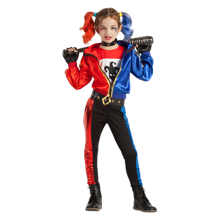 Kostume: Ond klovn til piger i alderen 7–9 år – Halloween