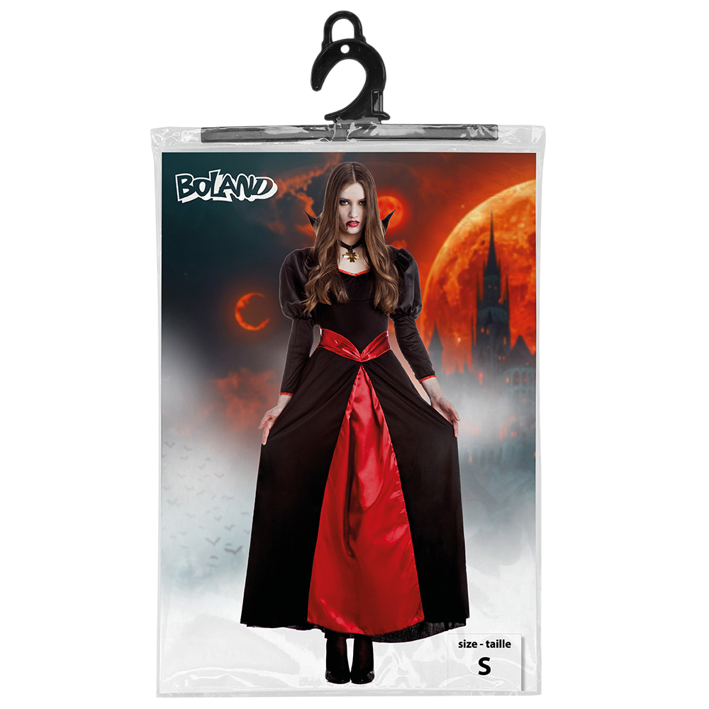 Vampyrkostume til kvinder, størrelse S – Halloween