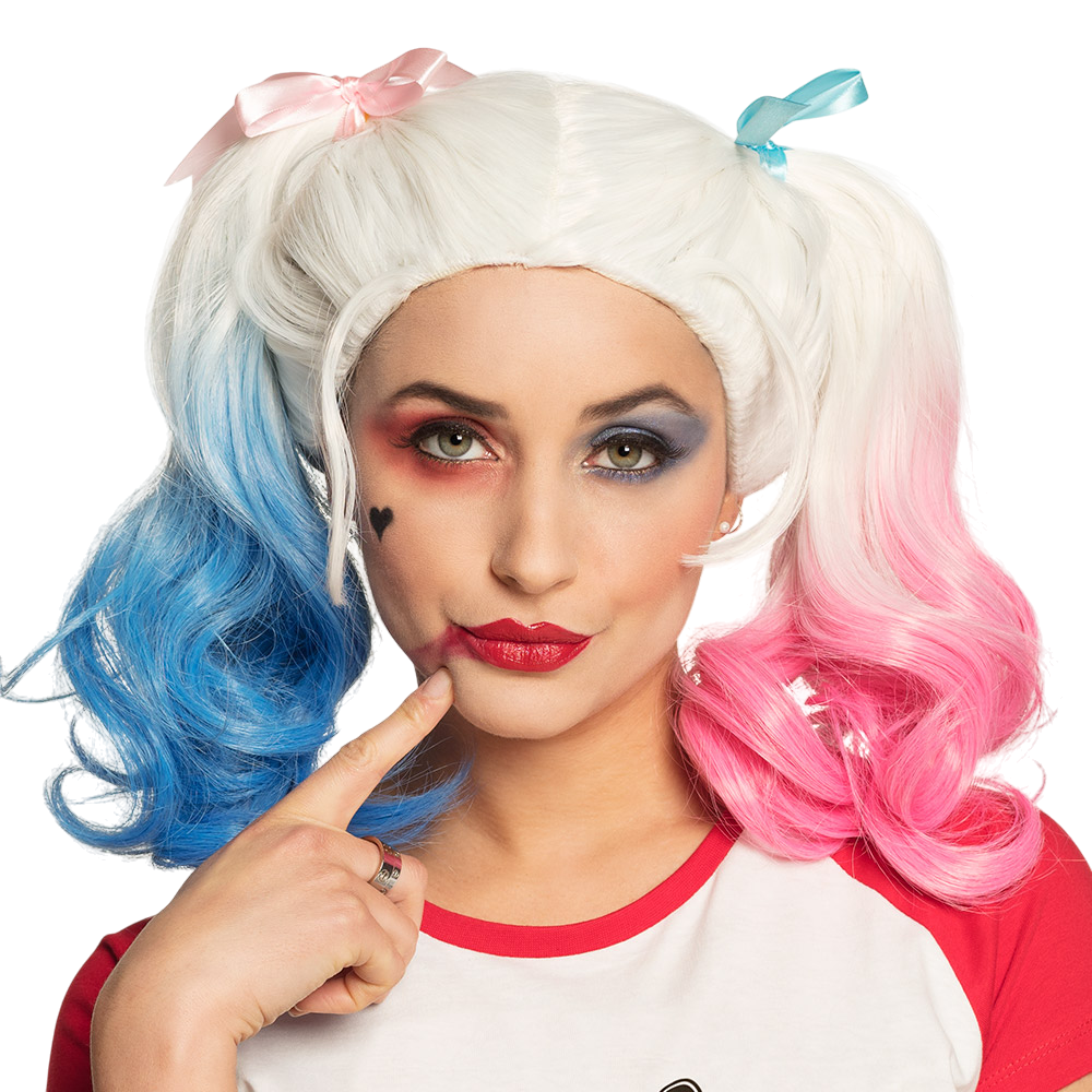 Paryk som ondskabsfuld klovn – Halloween-udklædning