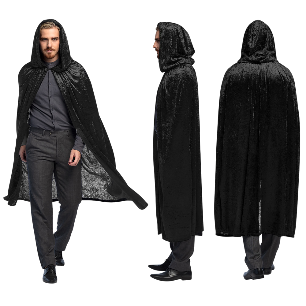 Cape Noire 170 cm – Halloween-kostume