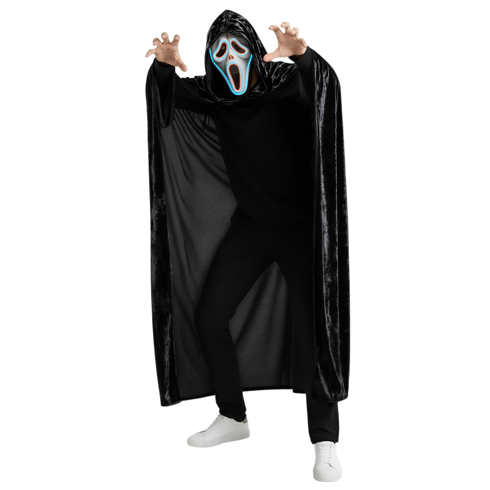 Cape Noire 170 cm – Halloween-kostume
